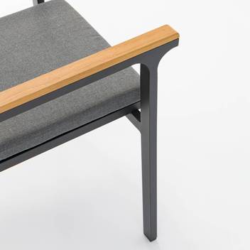 Sillón comedor de aluminio y teca [Broome] - imagen 14