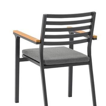 Sillón comedor de aluminio y teca [Broome] - imagen 20