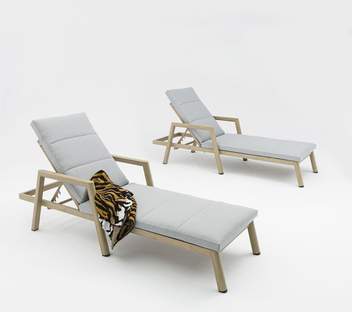 Tumbona aluminio efecto madera [Harmony] - imagen 17