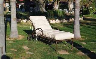 Tumbona de forja Danubio de Jayso - Cama-Tumbona de forja especial para exterior