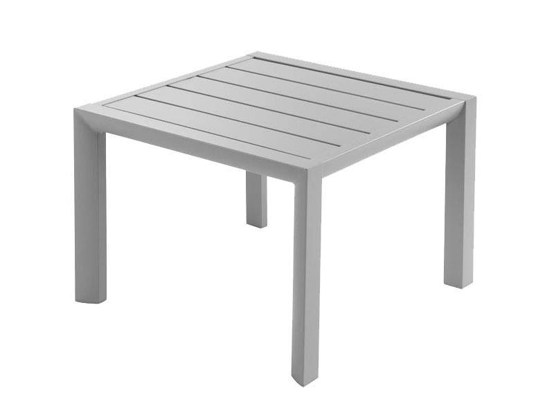 Mesa Auxiliar Sunset - Mesa auxiliar de aluminio. Disponible en color blanco, gris, bronce o negro.