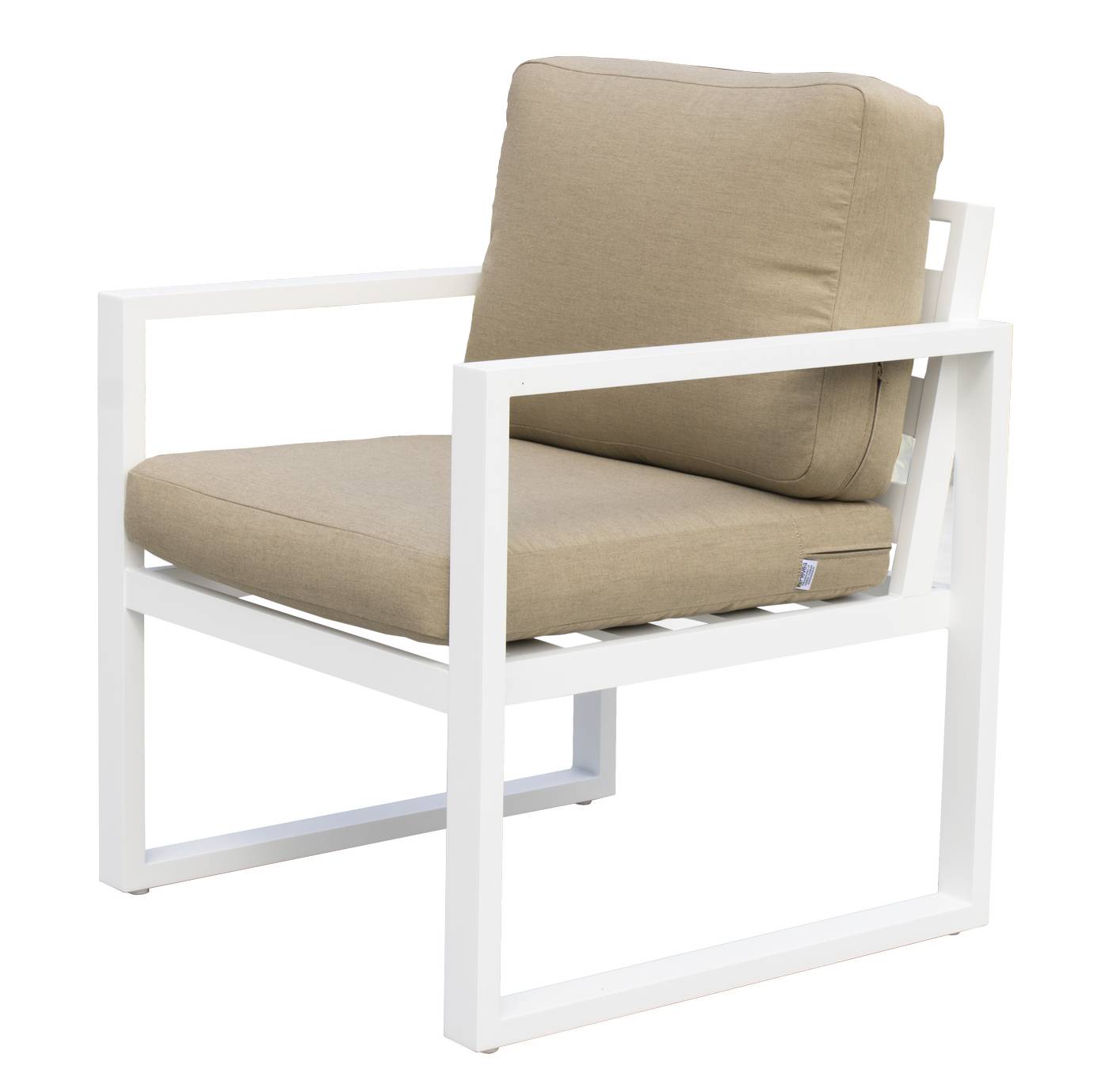 Set Aluminio Fenix-8 - Conjunto aluminio: 1 sofá 3 plazas + 2 sillones + 1 mesa de centro. Disponible en cinco colores diferentes.