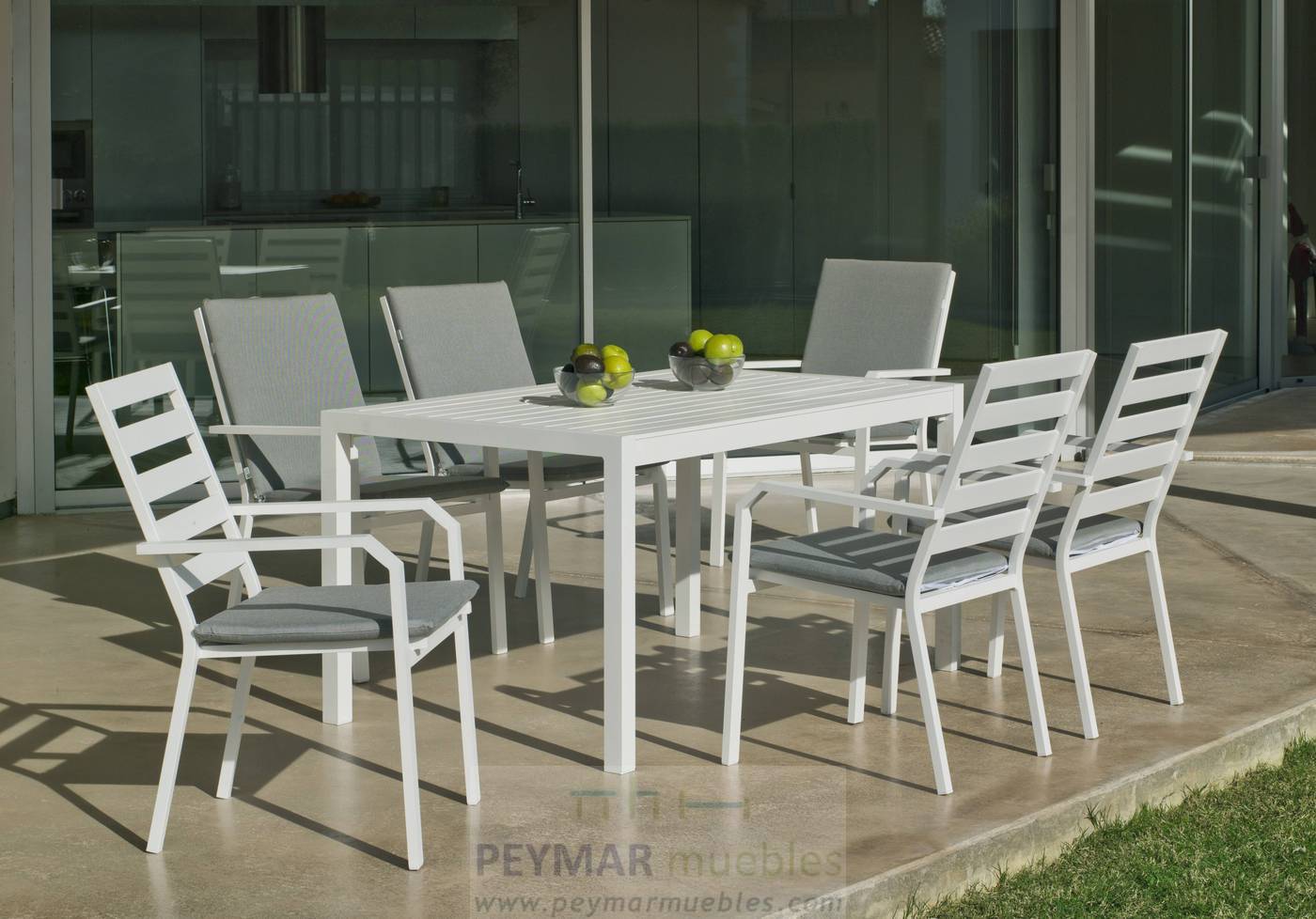 Mesa Plegable Neferti-150 de Hevea · Jardín/Terraza Aluminio