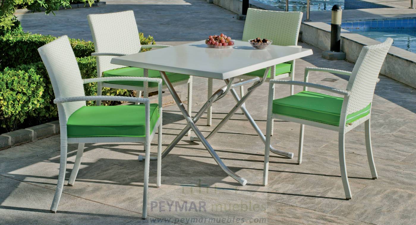 Muebles Online » Terraza/Jardín Aluminio Online » Mesa 120 Aluminio